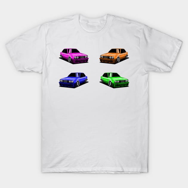 Germany Car - E30 X4 T-Shirt by Car_Designer